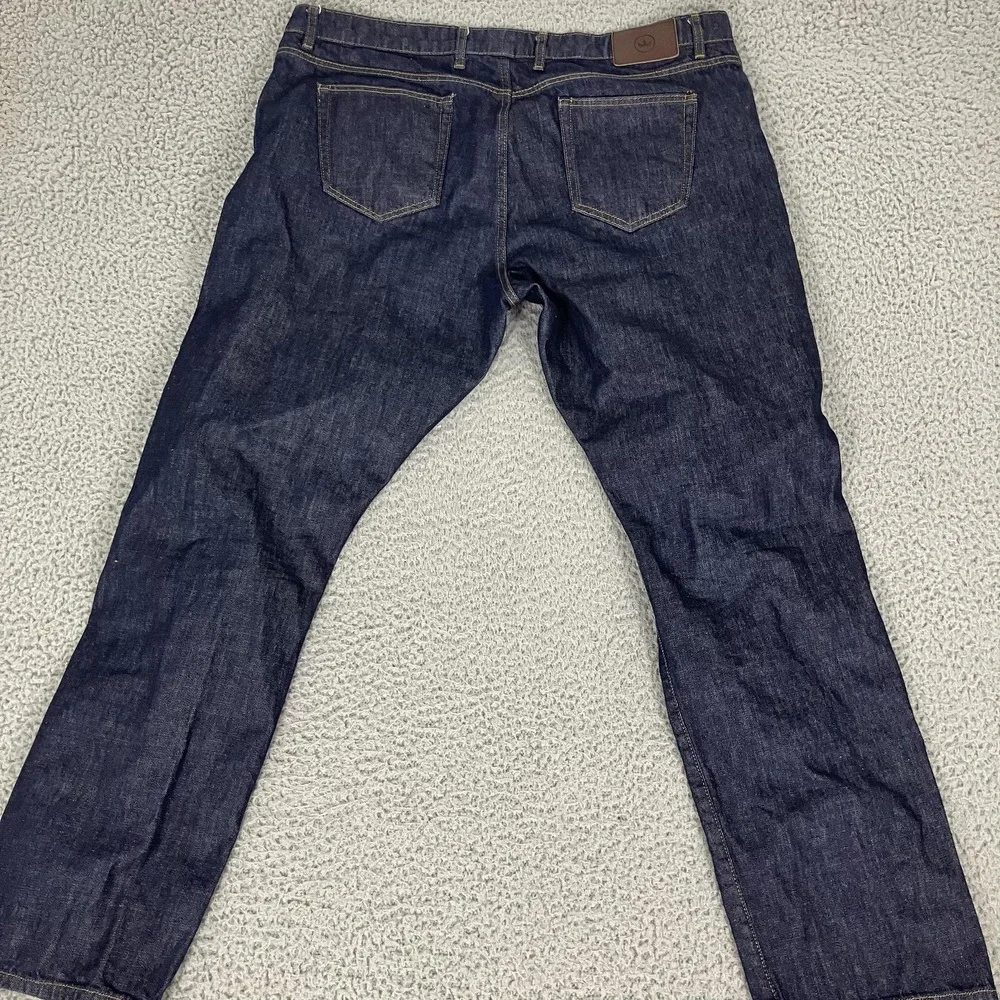 Peter Millar Jeans Mens 44x32 Blue Dark Wash Classic Straight Denim Pants Casual